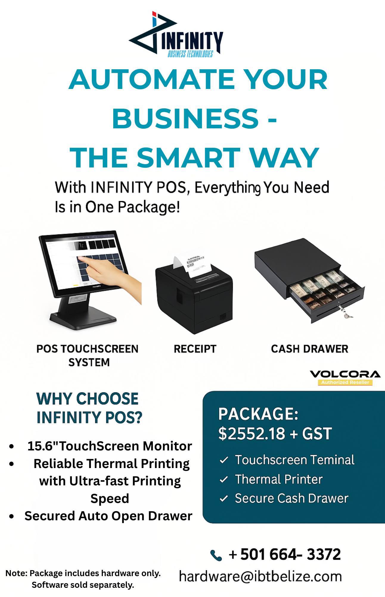Infinity POS product poster